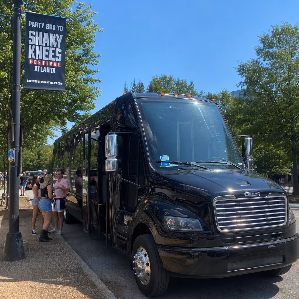 Rent a Bus to Shaky Knees Festival