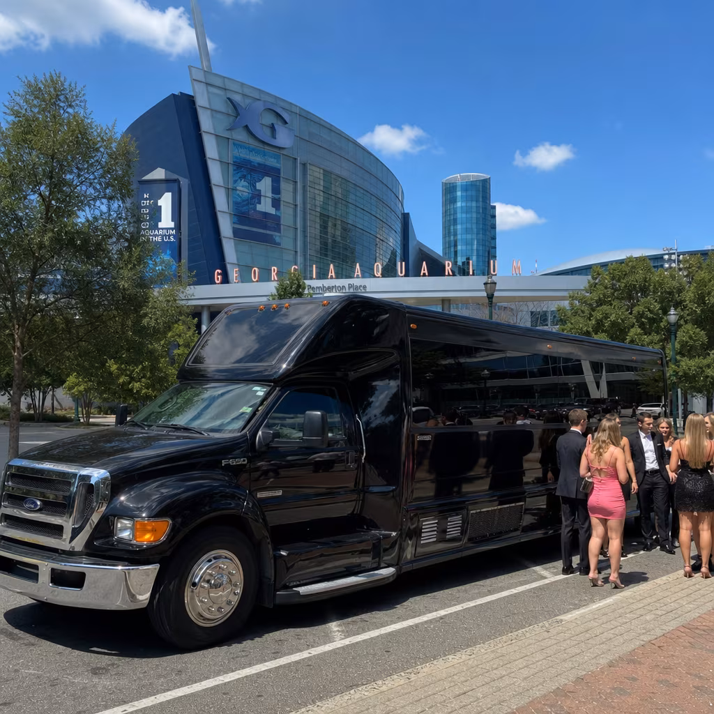 Rent a Bus to Georgia Aquarium & Centennial Olympic Park