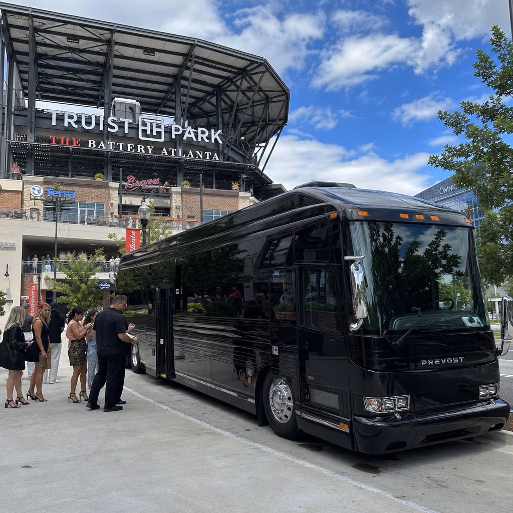 Rent a Bus to Truist Park & The Battery
