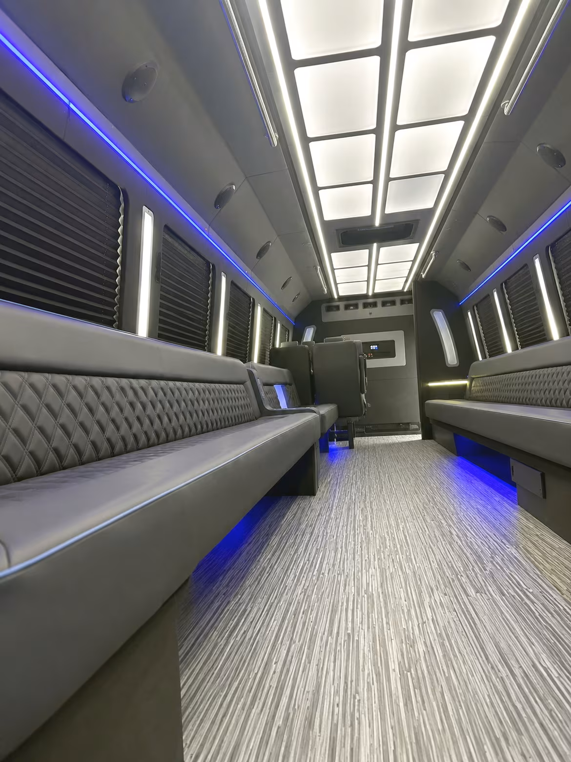 Atlanta Concert & Music Festival Transportation party bus interior