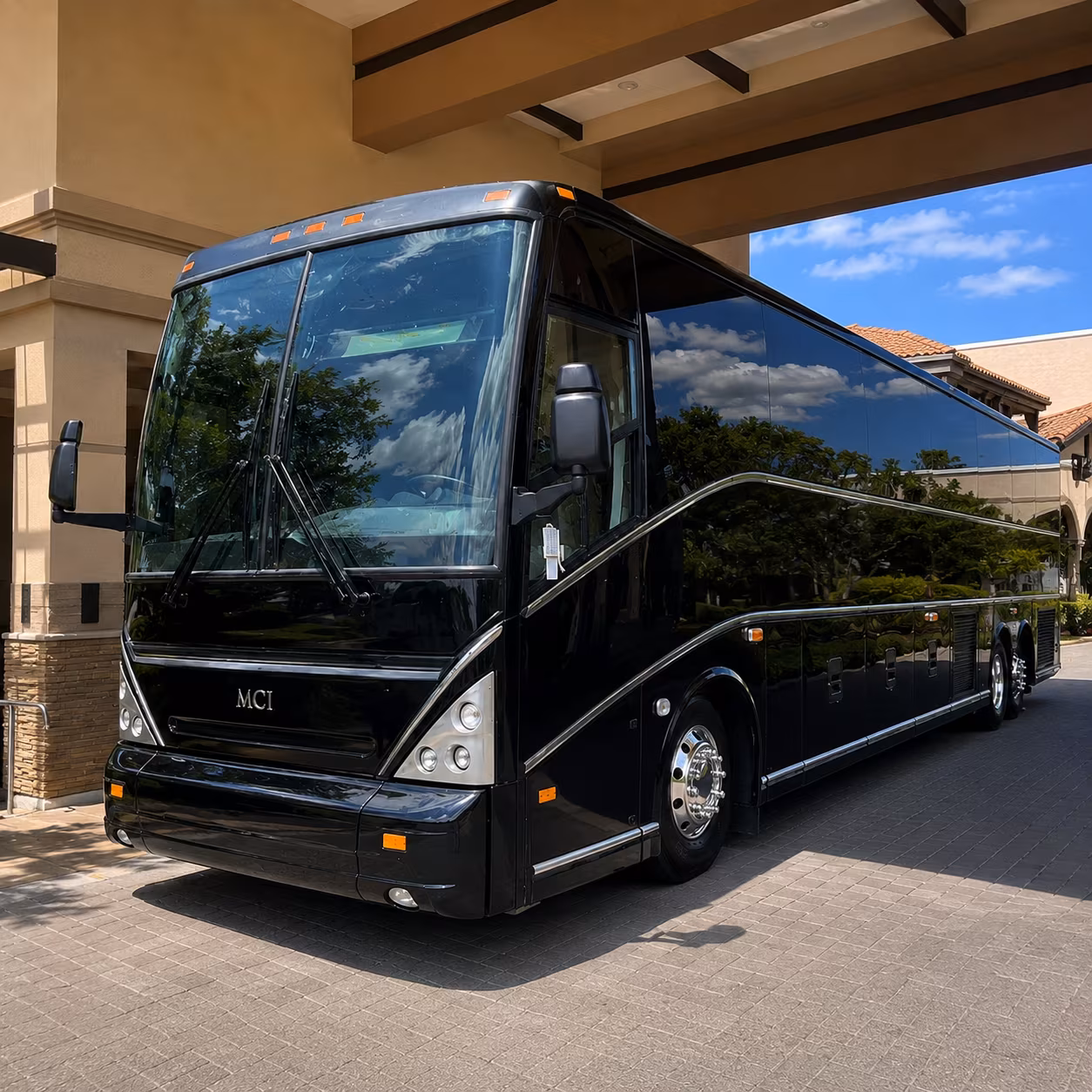 Atlanta Corporate Transportation party bus exterior