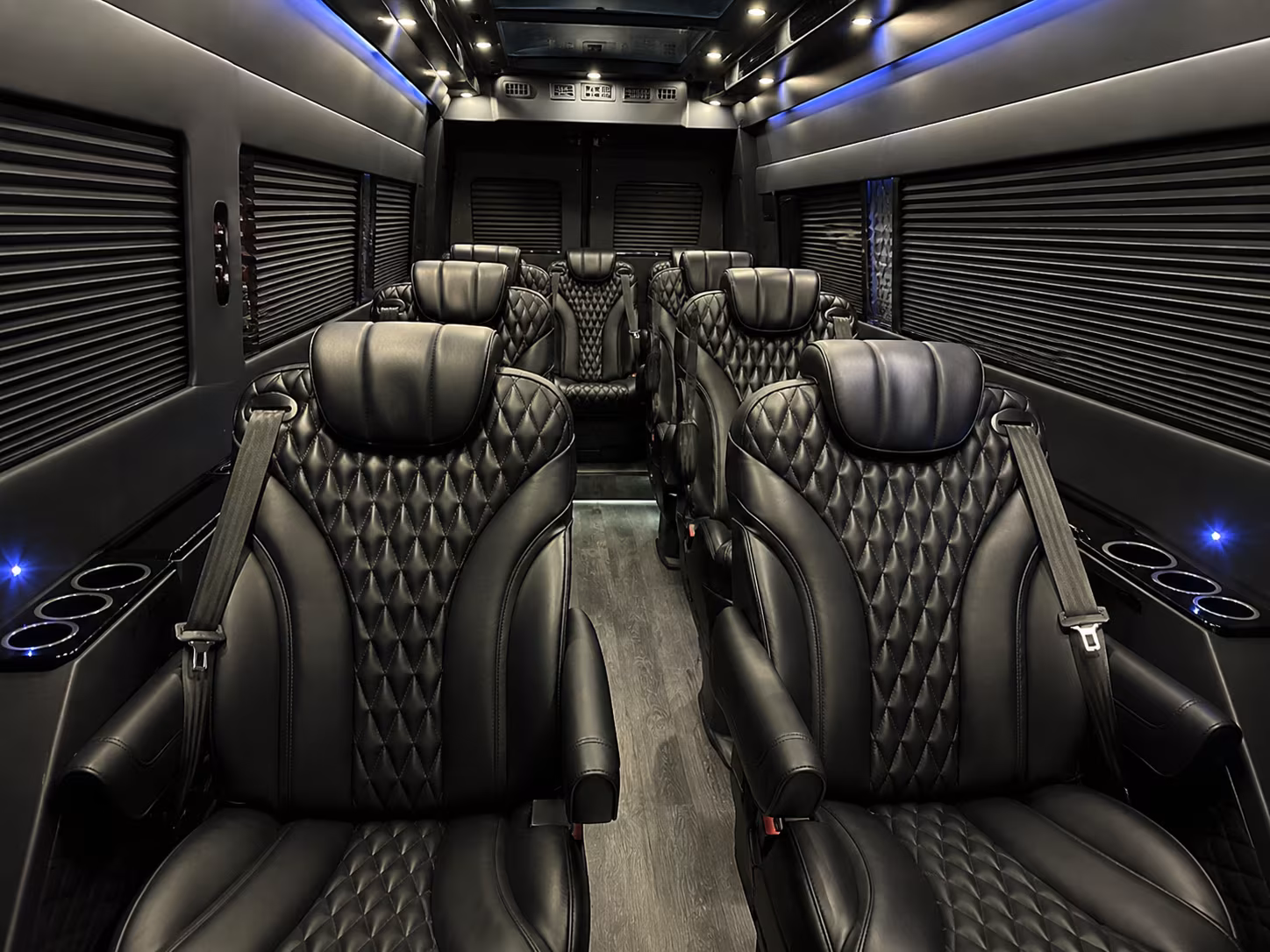 Atlanta Corporate Transportation party bus interior
