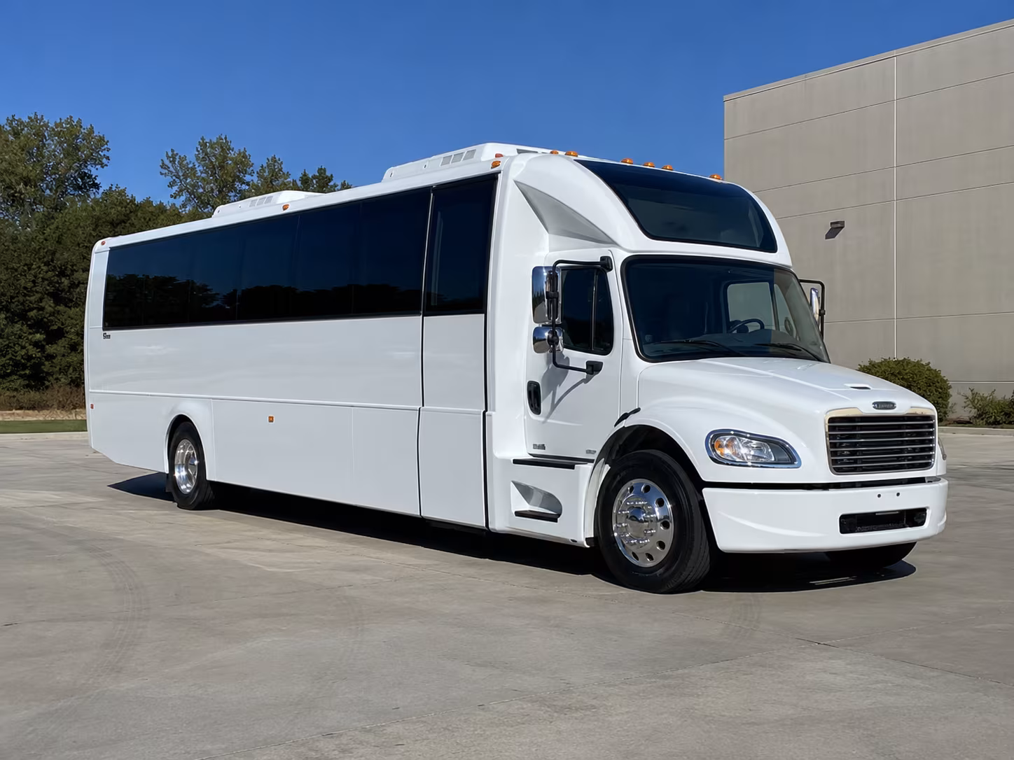 Atlanta Private Event Transportation party bus exterior