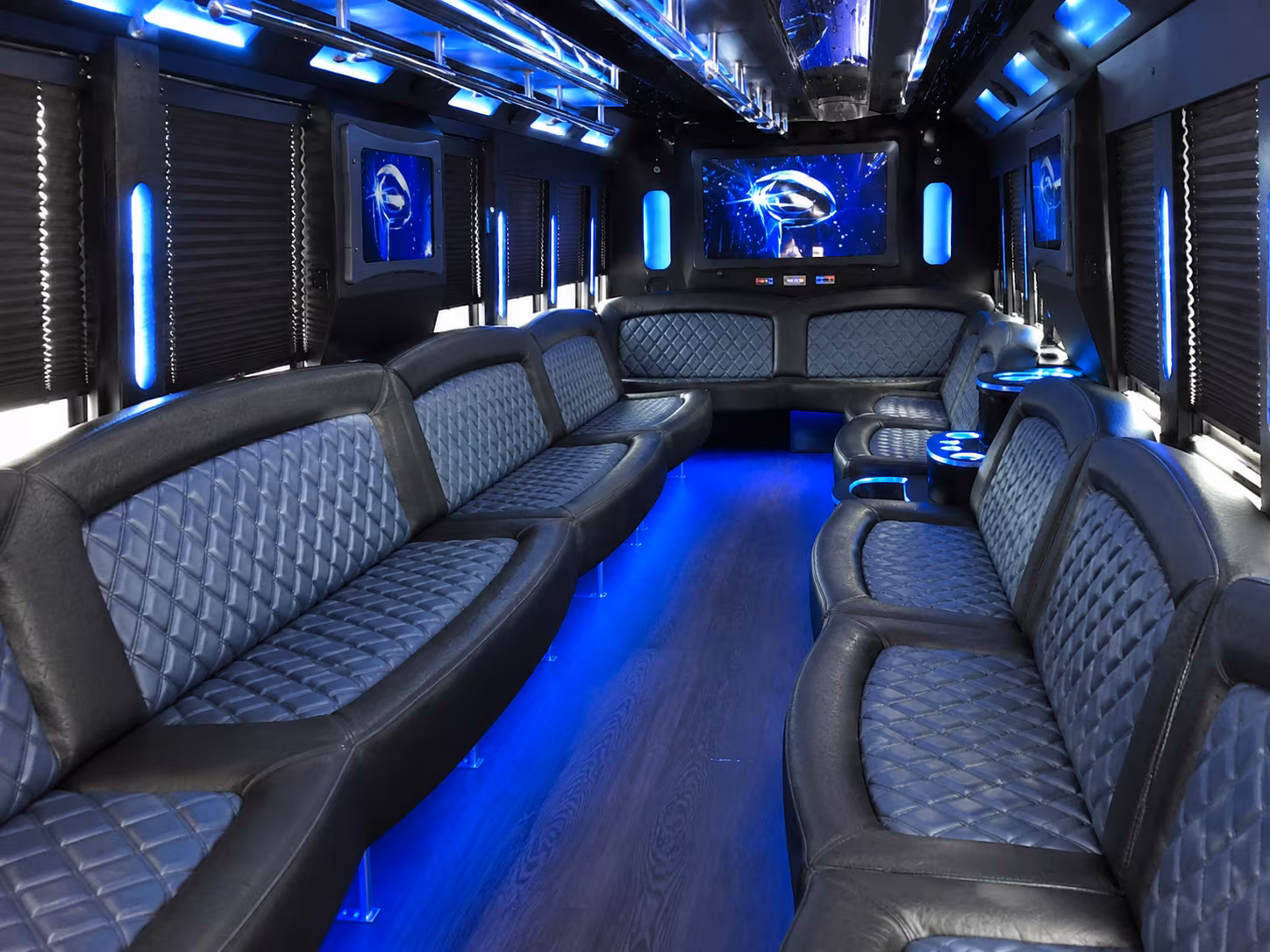 Atlanta Prom & Homecoming Transportation party bus exterior