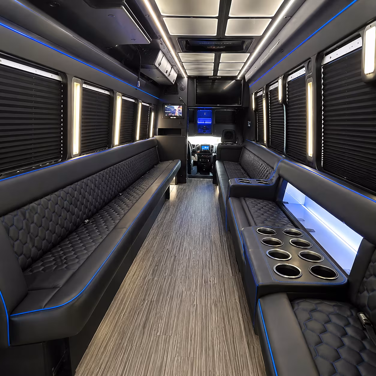 Atlanta Prom & Homecoming Transportation onboard seating