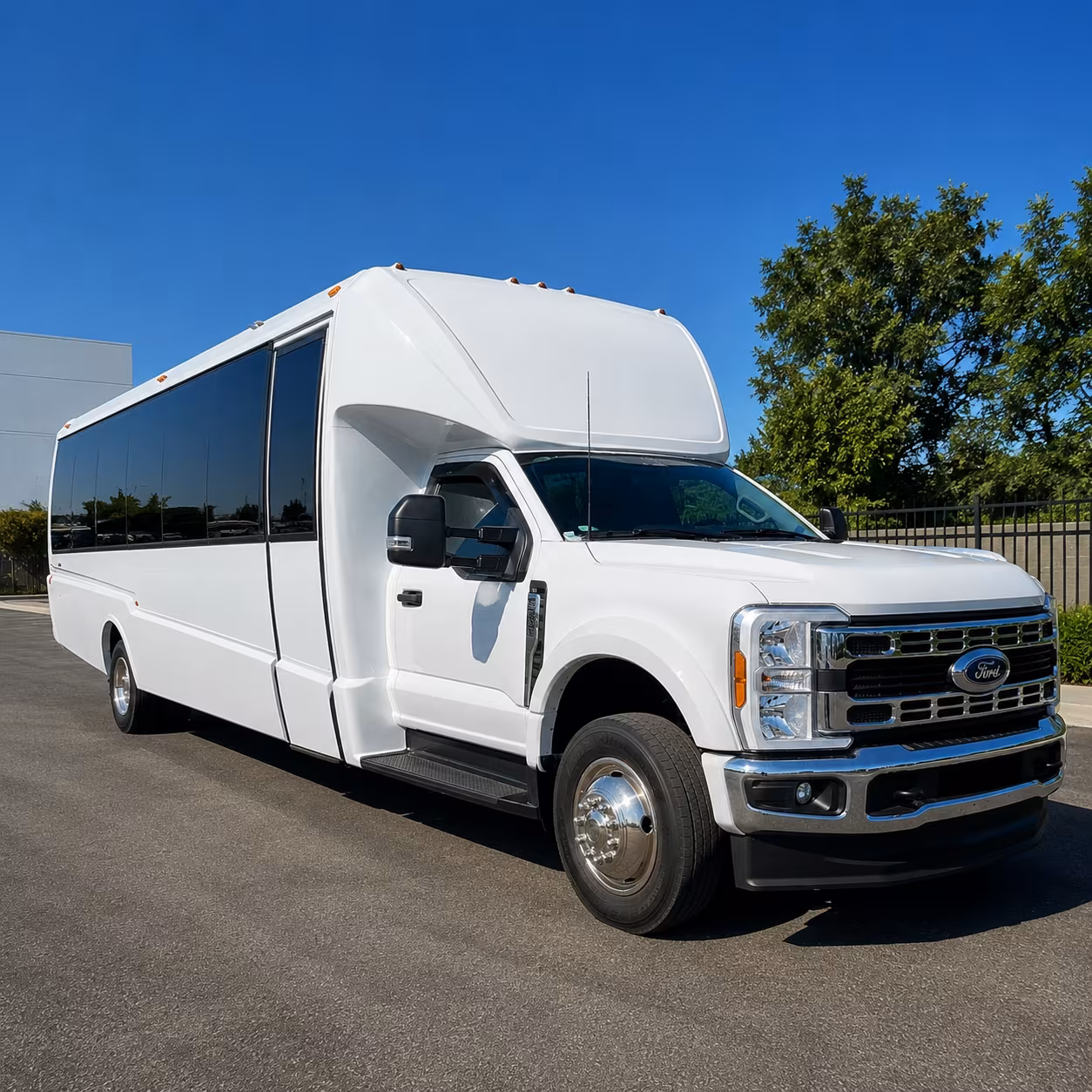 Atlanta School Event Transportation party bus exterior