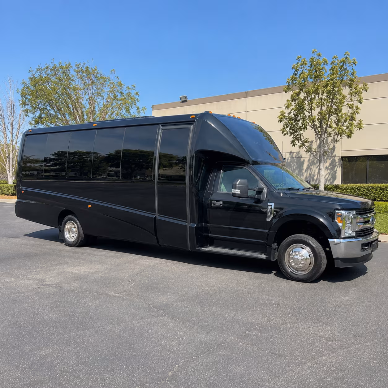 Atlanta Wedding Transportation party bus exterior