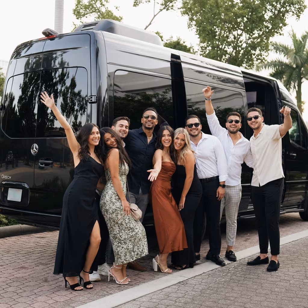 Birthday party bus