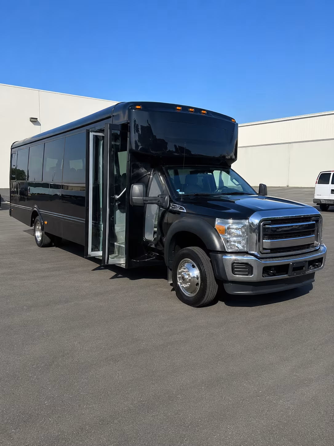 Passenger seating aboard a party bus rental serving Atlanta