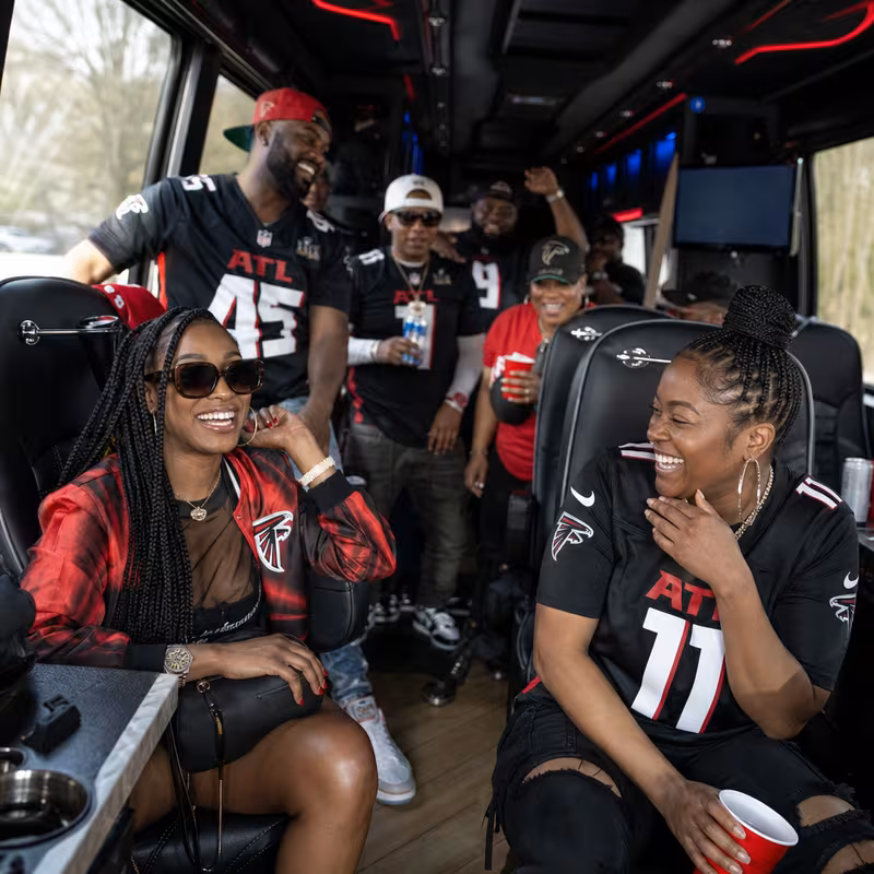Atlanta Sporting Event Transportation fleet vehicle