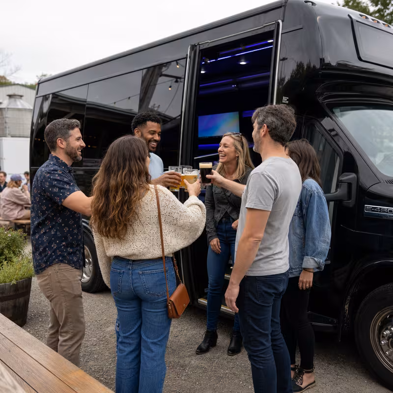 Atlanta Winery & Brewery Tour Transportation fleet vehicle