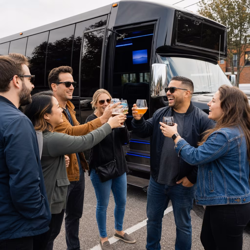 Atlanta Winery Tour & Pub Crawl Transportation